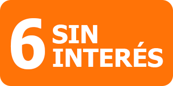 6 cuotas sin interés
