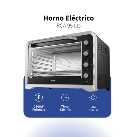 Horno Eléctrico RCA 95 Lts R95CONV